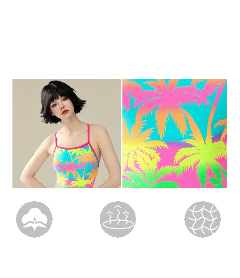 5 Designs Women Professional One-Piece Swimsuit Swimwear