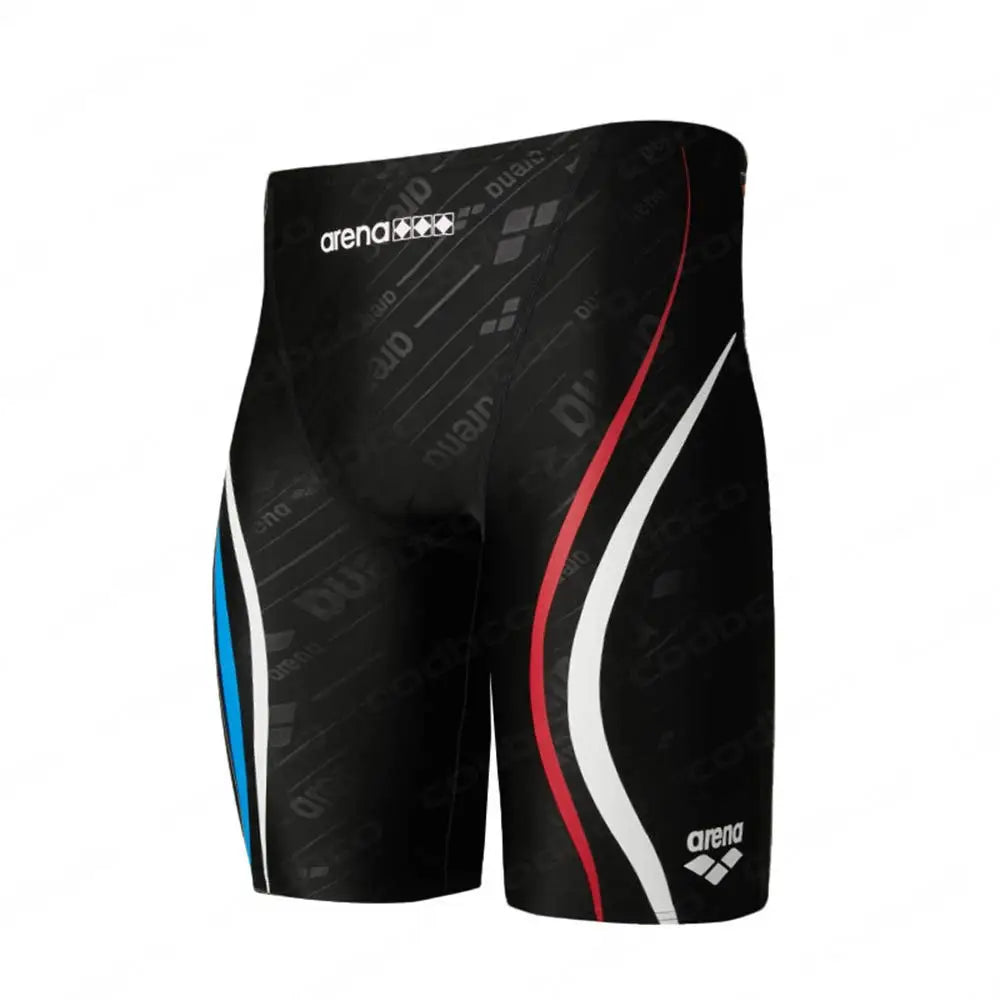 Summer Men's Swim Jammer Athletic Training Swimsuit Shorts Beach Swimming Trunks Swimwear Jammers Tights Diving Surf Shorts