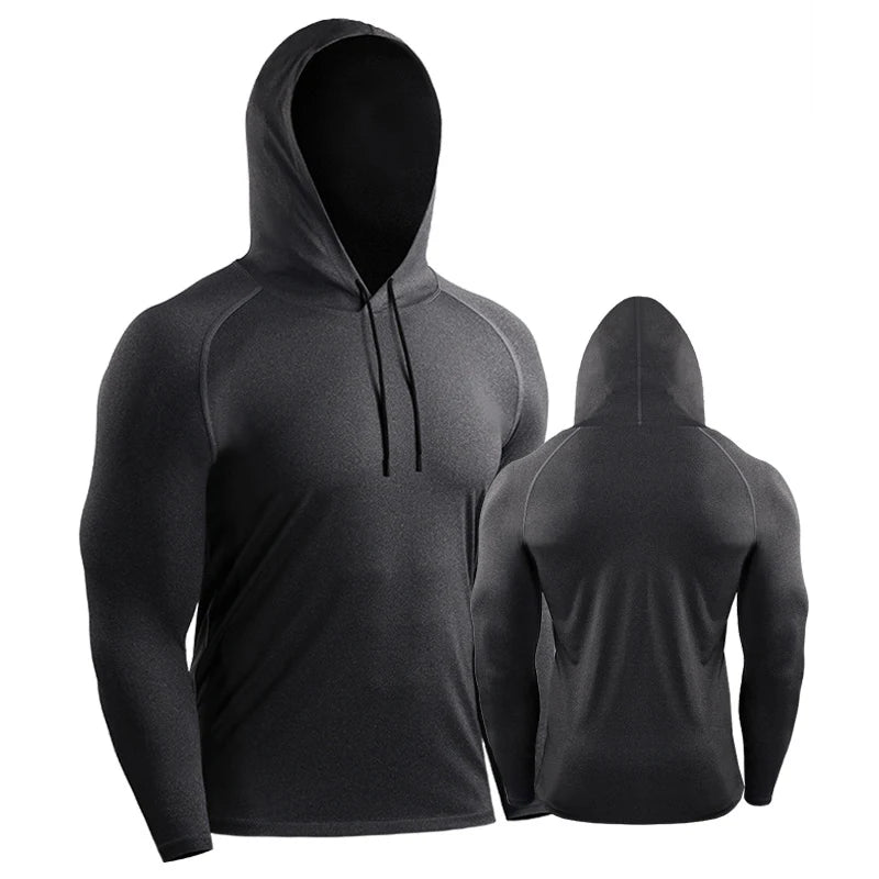 Bodybuilding Muscle Hoodie Men Sportswear Training Jacket Gym Fitness Workout Pullover Athletic Tracksuit Running Hoodie Men
