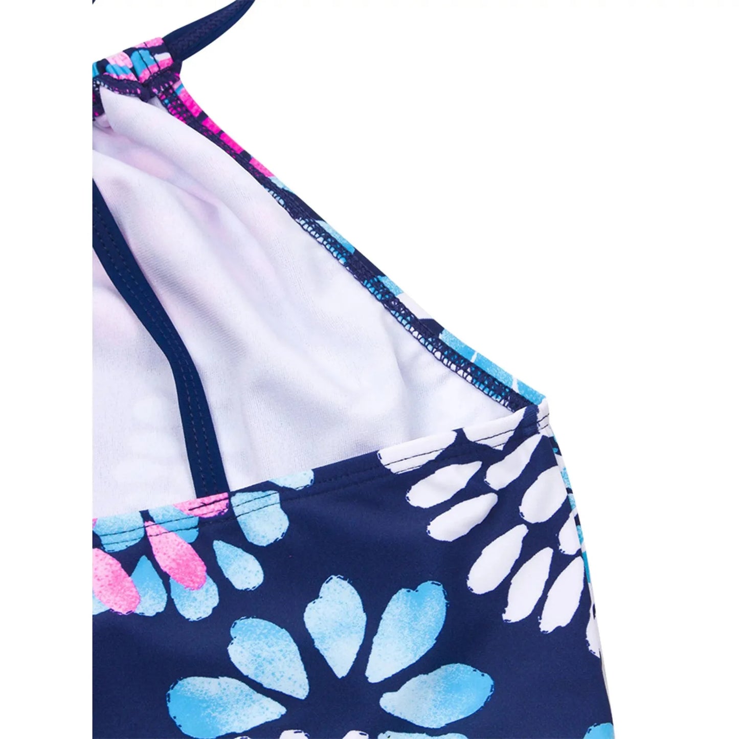 Girl Swimwear Split Water Drop Print Drawstring Bikini Bottoms Suit 3-14 Years Old Swimsuit Kids Girl