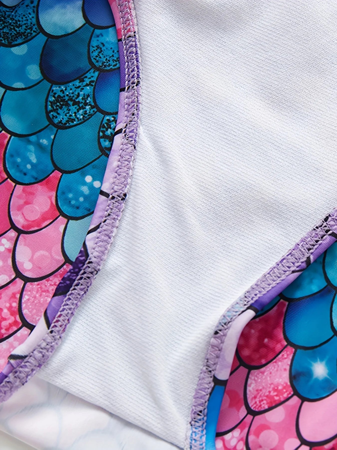 3-10 Years Toddler Girls Swimsuits Kids Girl Multi-color Off-the-shoulder One-piece Swimsuit