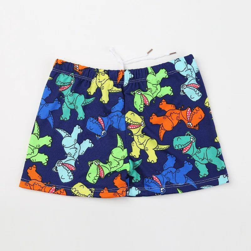 Kids Cartoon Print Swimwear Swimsuit Baby Boy Pool Shorts Swim Trunk Beach Short for Toddler Children Swimming Clothes