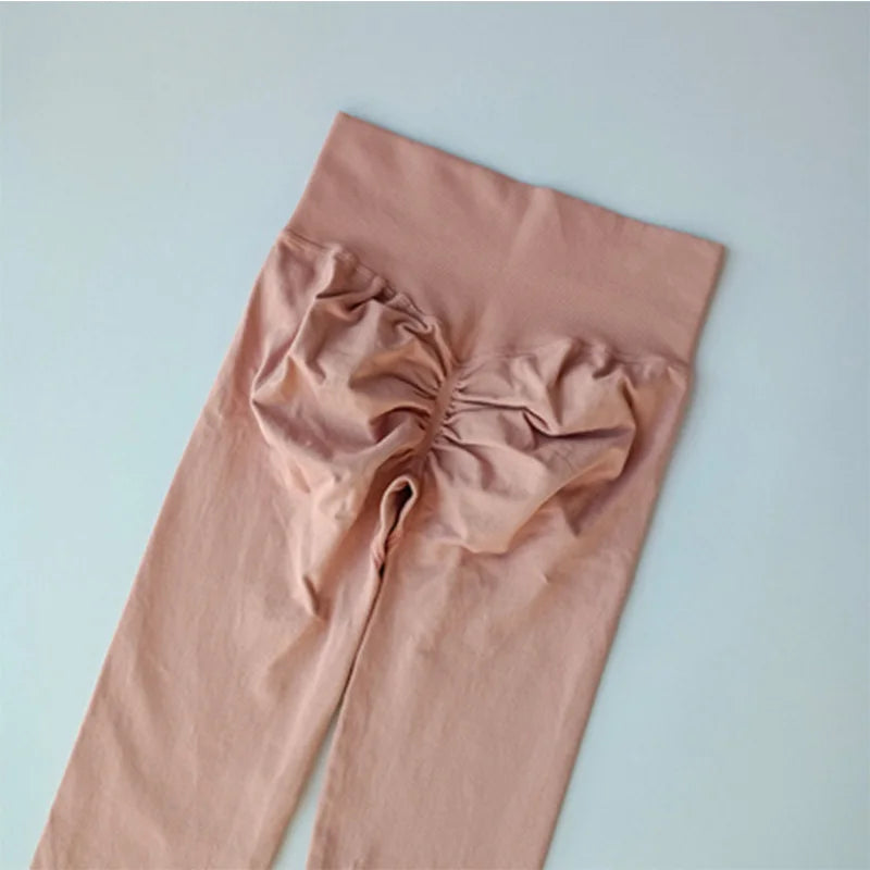 Bright & Light High Waist Naked Feeling Leggings Push Up Sport Women Fitness Running Hip Lift Yoga Pants Energy Seamless Leggings Gym leggings