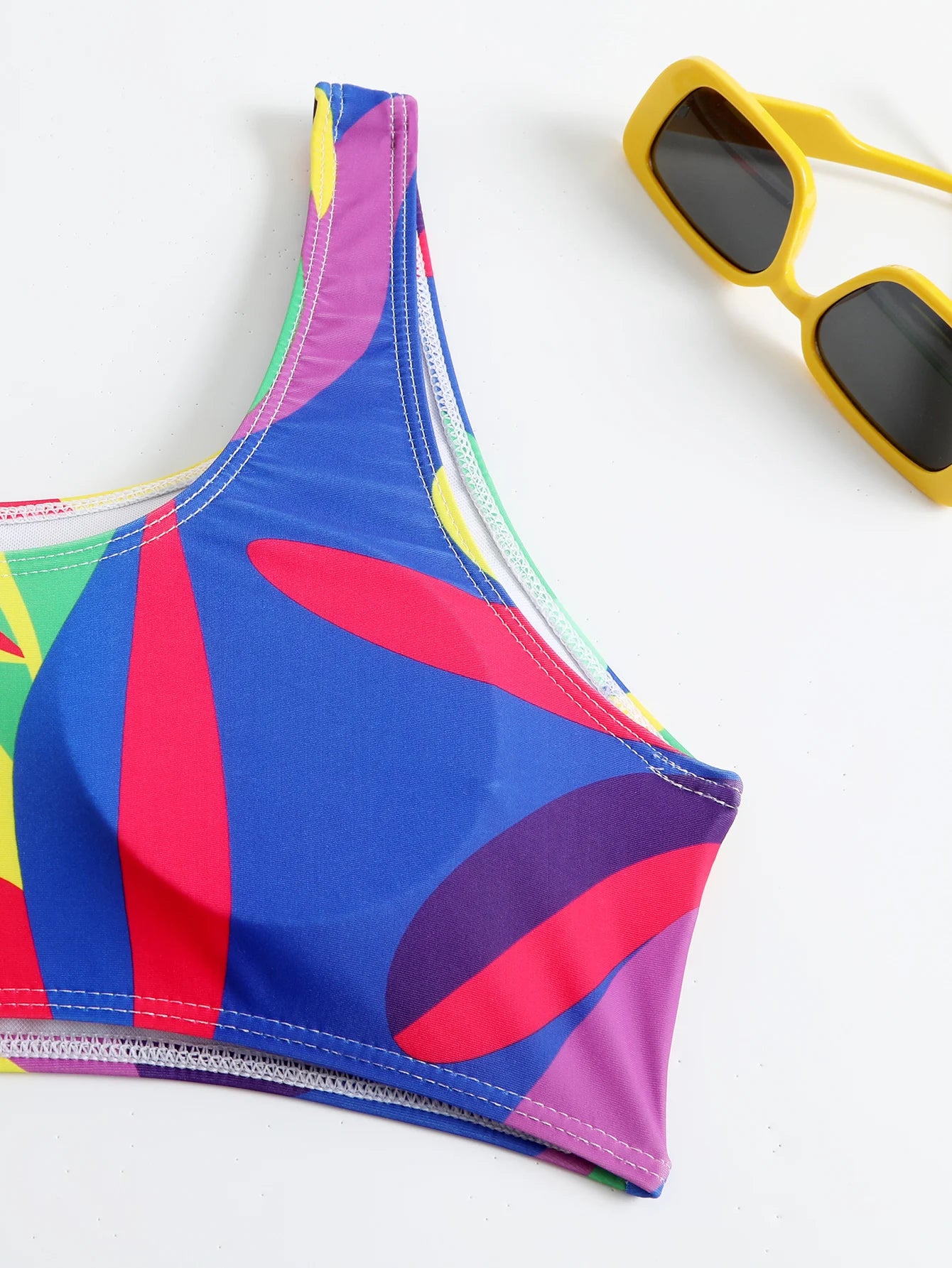High Waist Bikinis Printed Swimsuit Women Padded Swimwear Female Bathers Bathing Swimming Swim Suit Beachwear