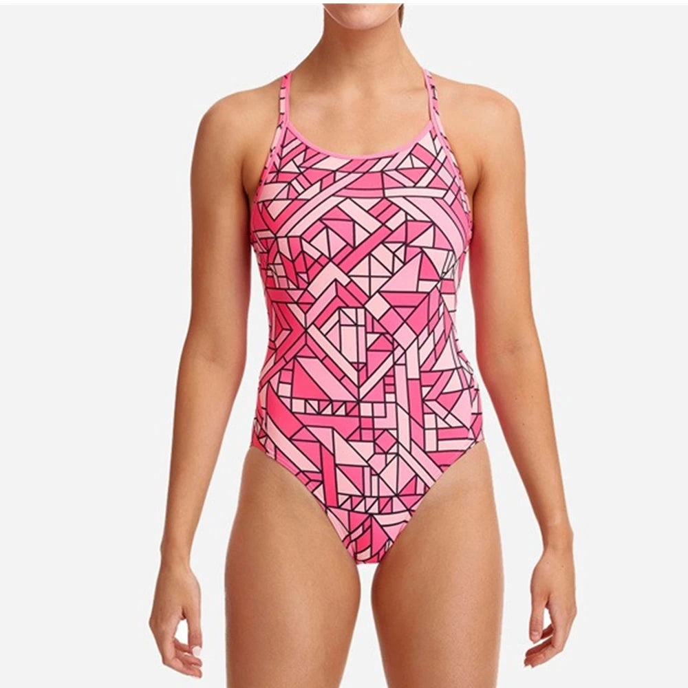 Woman Swimsuit One-piece Tights Comfortable Swimwear Functional Training Swimsuit Open Water Swimming Clothing