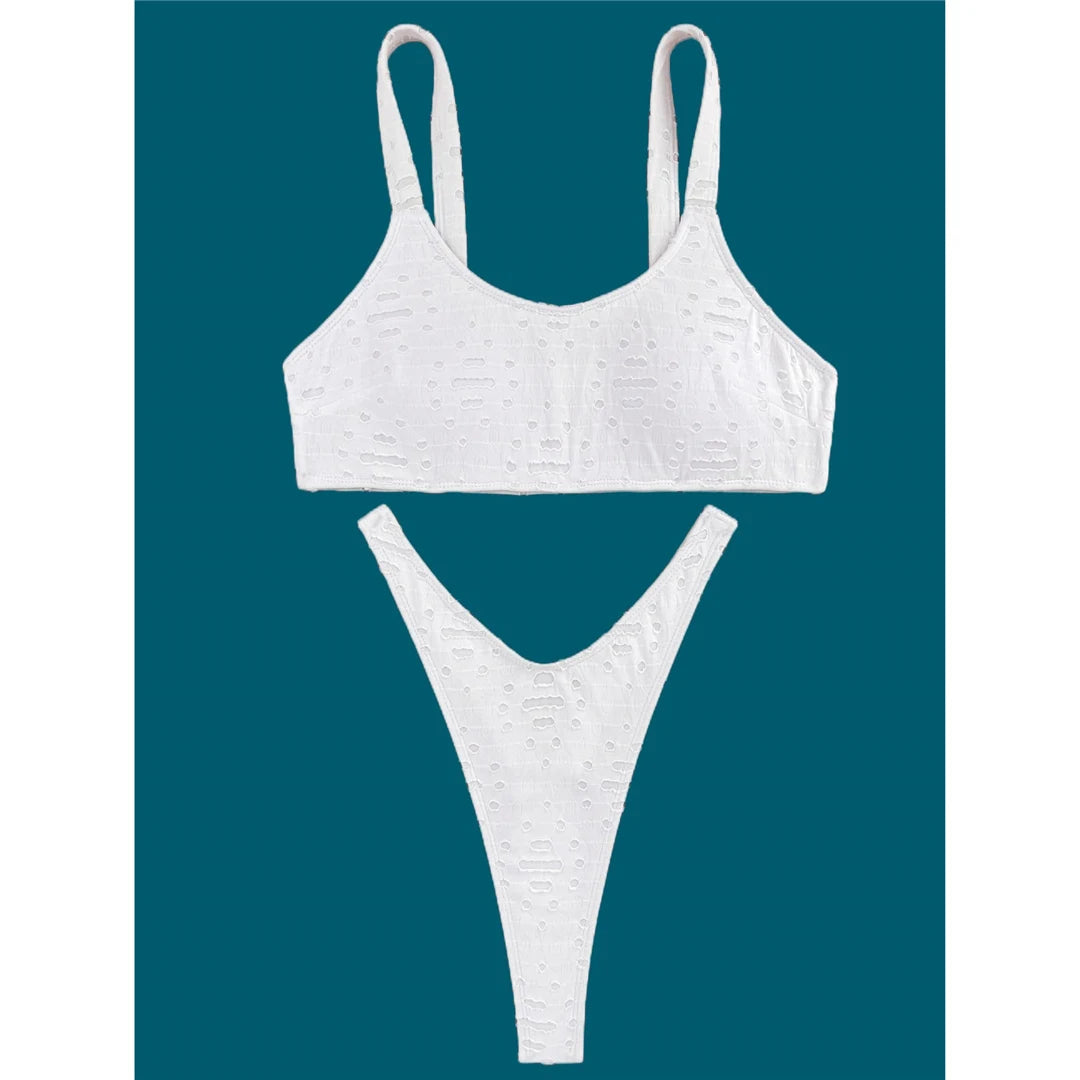 4 Colors Extreme Mini Micro Thong Bikini Female Swimsuit Women Swimwear Two-pieces Bikini set Bather Bathing Suit Swim