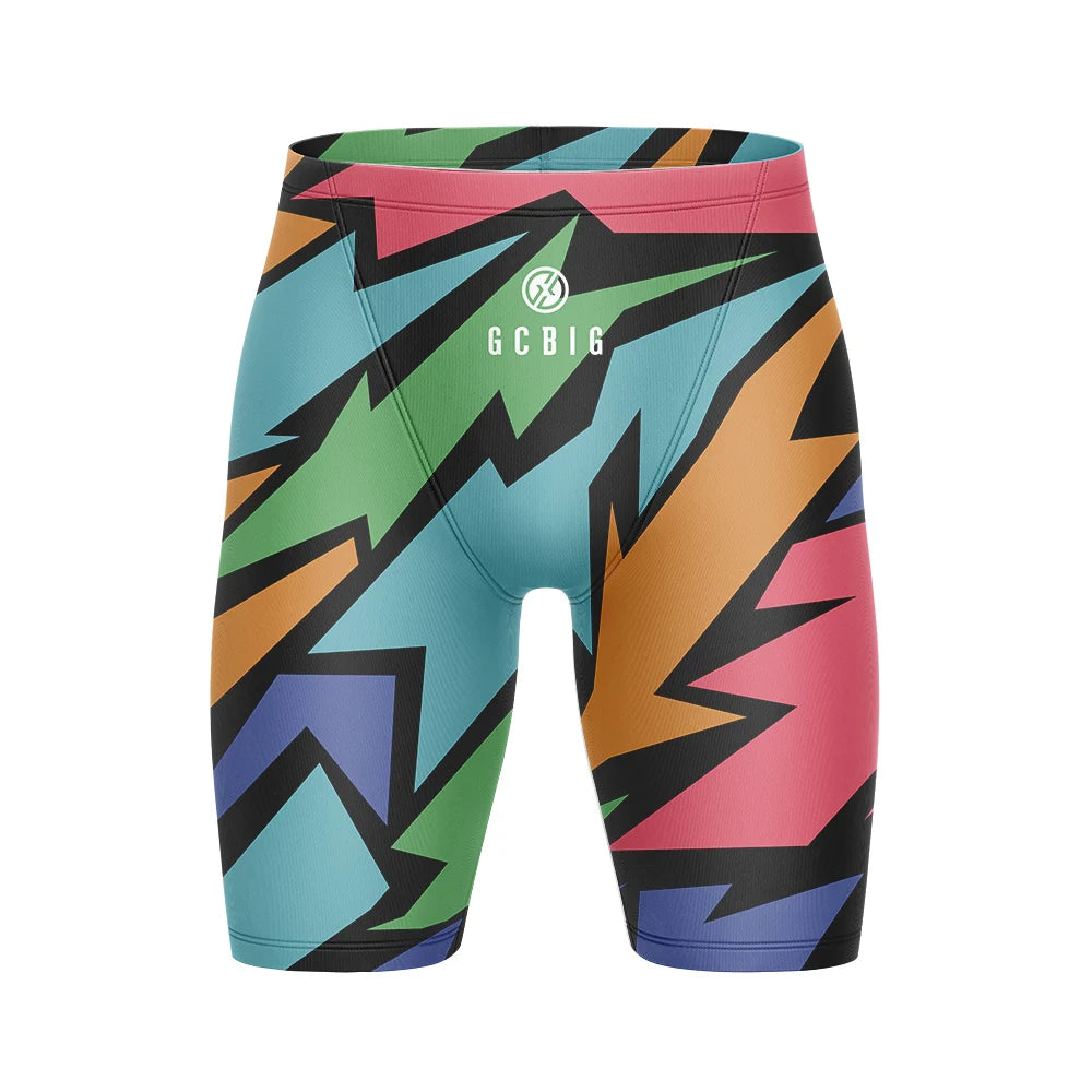 Beach Swimming Pants Boys Jammers Sports Surf Shorts Mens Summer Trunks Swimwear Training Swim Shorts Trunks Swimsuits