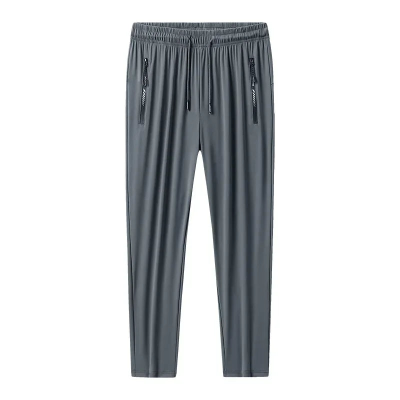 7xl 8xl 9xl Men's Jogging Pants Plus Size Summer Sports Pants High Elasticity Quick-drying Gym Running Sports Pants
