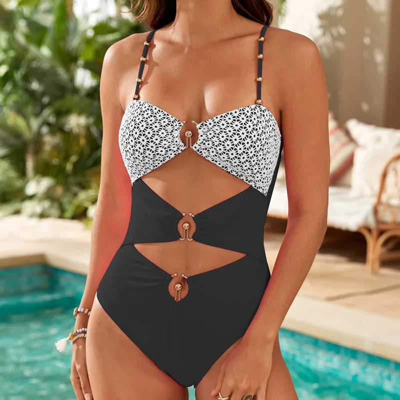 One Piece Swimsuits Closed Women's Swimwear Push Up For Swimming Wear Body Bathing Suits Beachwear Pool Bather