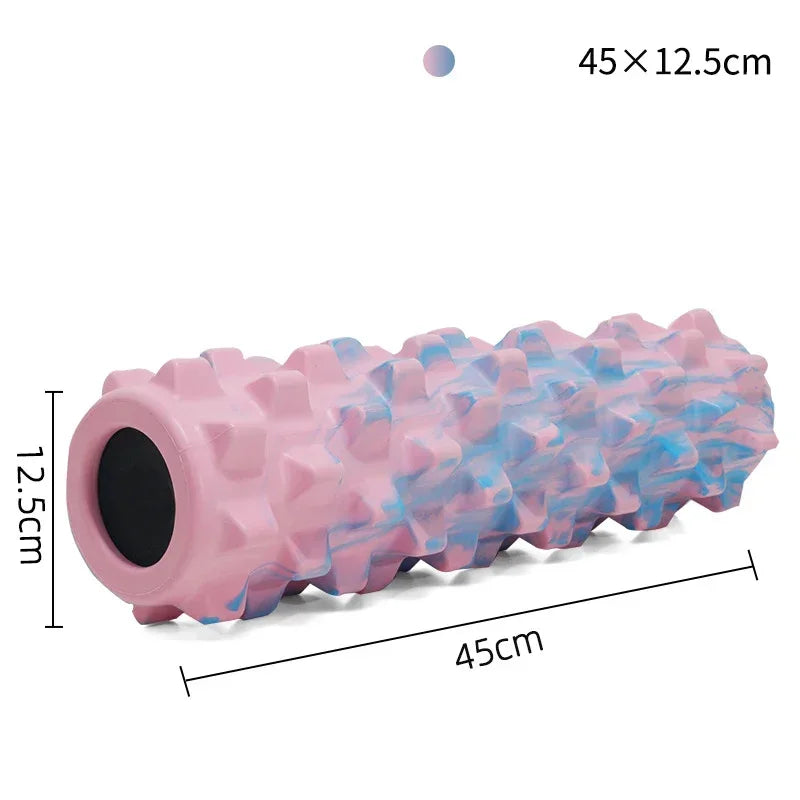 33/45cm Myofascial Press Gymnastics Pulley Yoga Column And Fitness Equipment Back Massage Roller Gym Exercise Muscle Relaxation