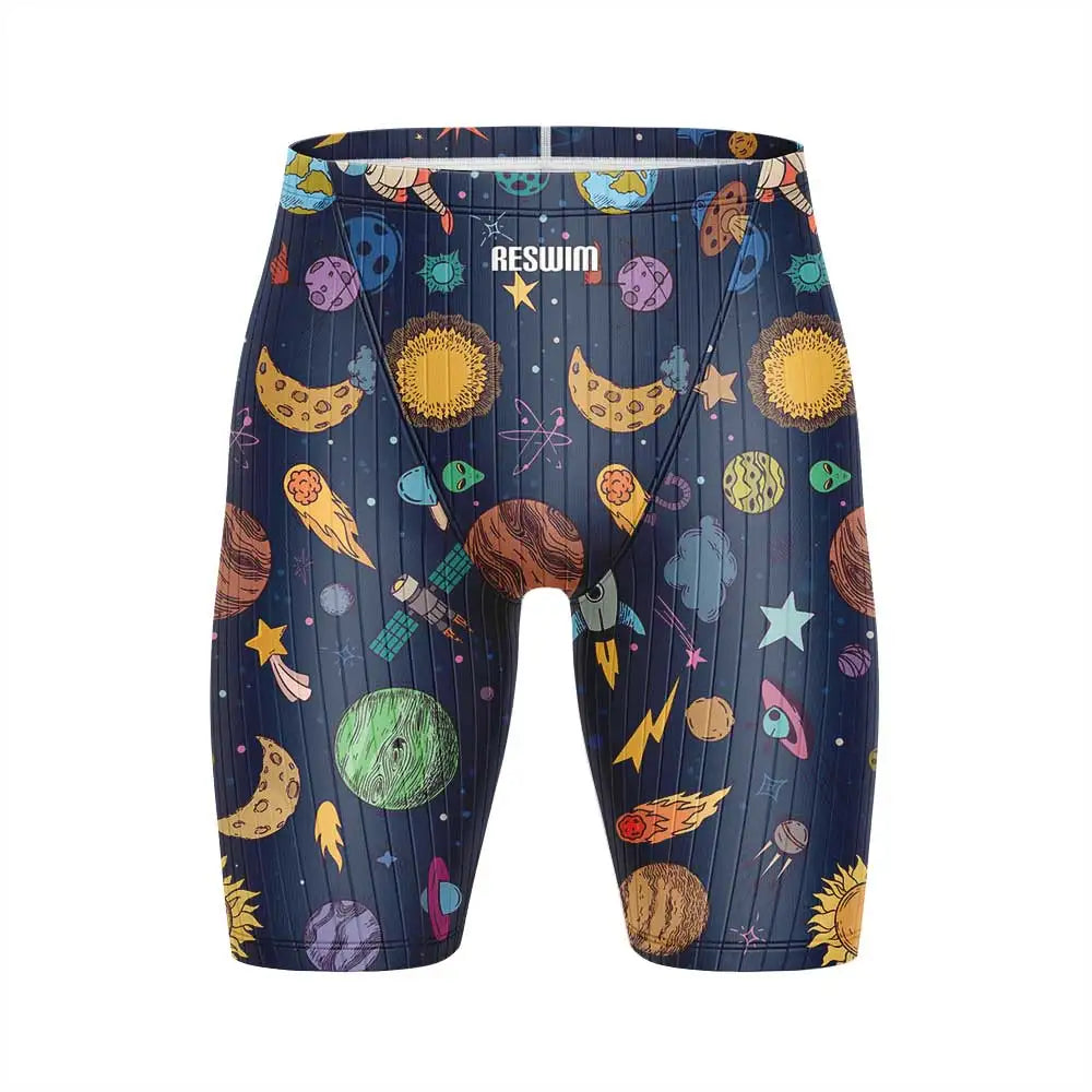 Beach Tights Shorts Men's Jammer Athletic Training Swimsuit Short Swimming Trunks Bathing Suit Quick Dry Lycra Surfing Pants