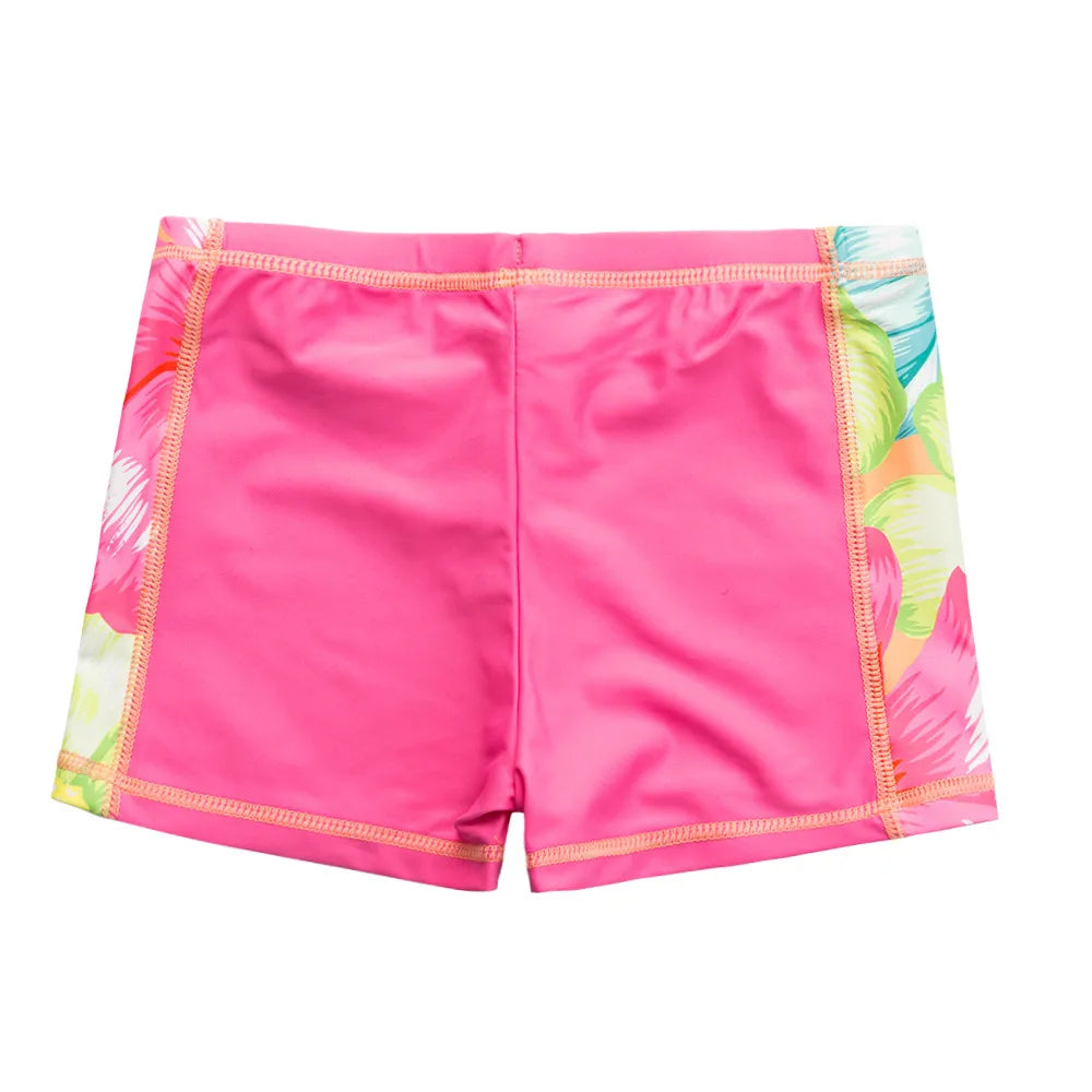 Wishere Girls Swimsuit Children's Rashguard Short Sleeves Baby Bathing Suit Kids Swimwear Summer Swimming Sunsuit
