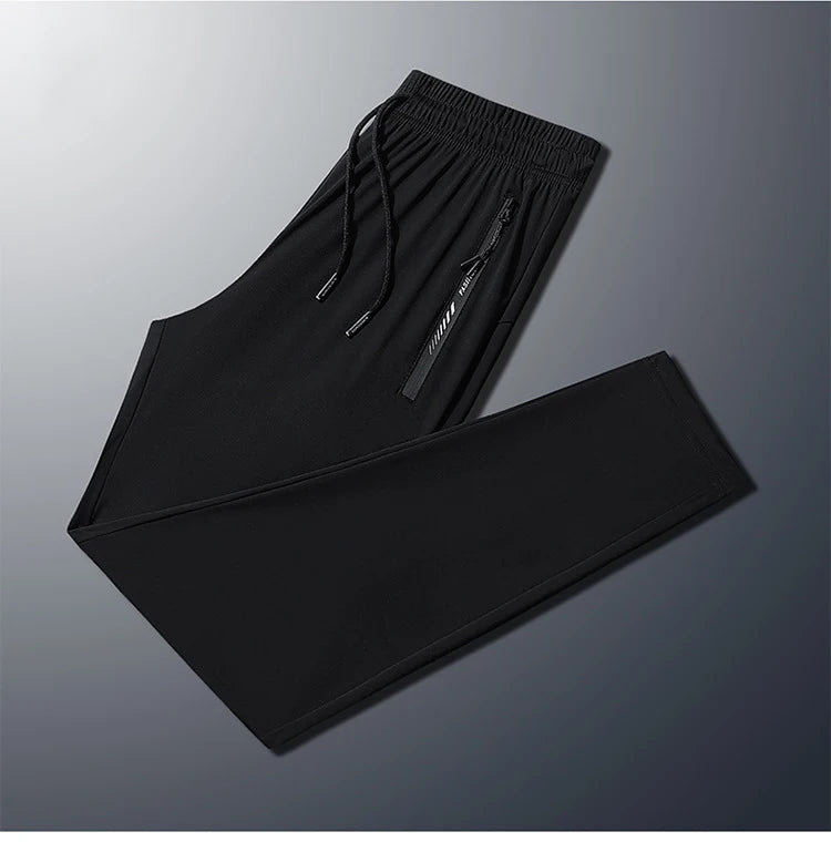 7xl 8xl 9xl Men's Jogging Pants Plus Size Summer Sports Pants High Elasticity Quick-drying Gym Running Sports Pants