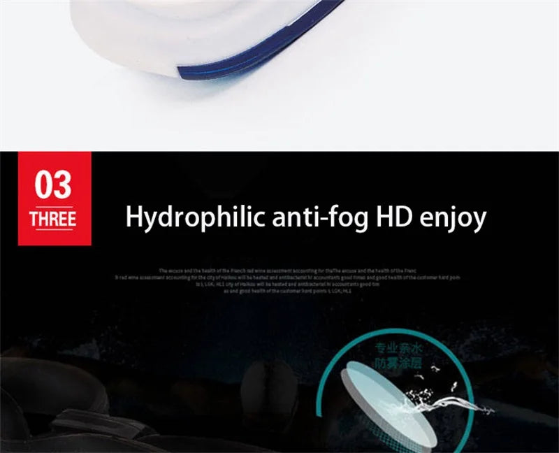 Professional Swimming Goggles for Men and Women, Silicone Anti-Fog, UV Adjustable, Multicolor Swimming Glasses with Earplug