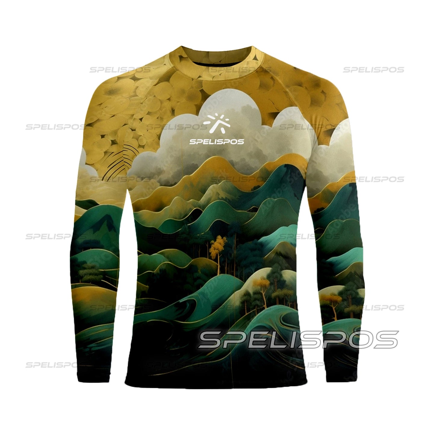 Surfing Wear Fitness Drama Diving T-Shirt Tight Long Sleeve Rash Guard Swimwear UV Protection Clothes Beach Floatsuit Water Tops