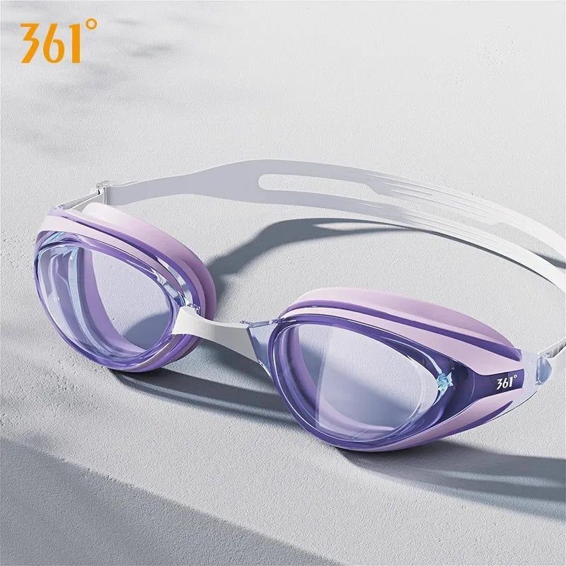 361°Professional Diving Goggles Anti-Fog UV Protection Adjustable Swim Glasses Men Women Waterproof Silicone Surfing Eyewear