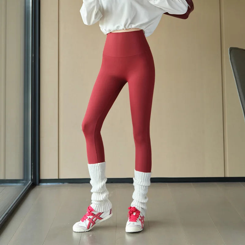 Sharkskin Sport Leggings Women High Waisted Butt Lifter Tight Fitting Fitness Yoga Push Up Leggings