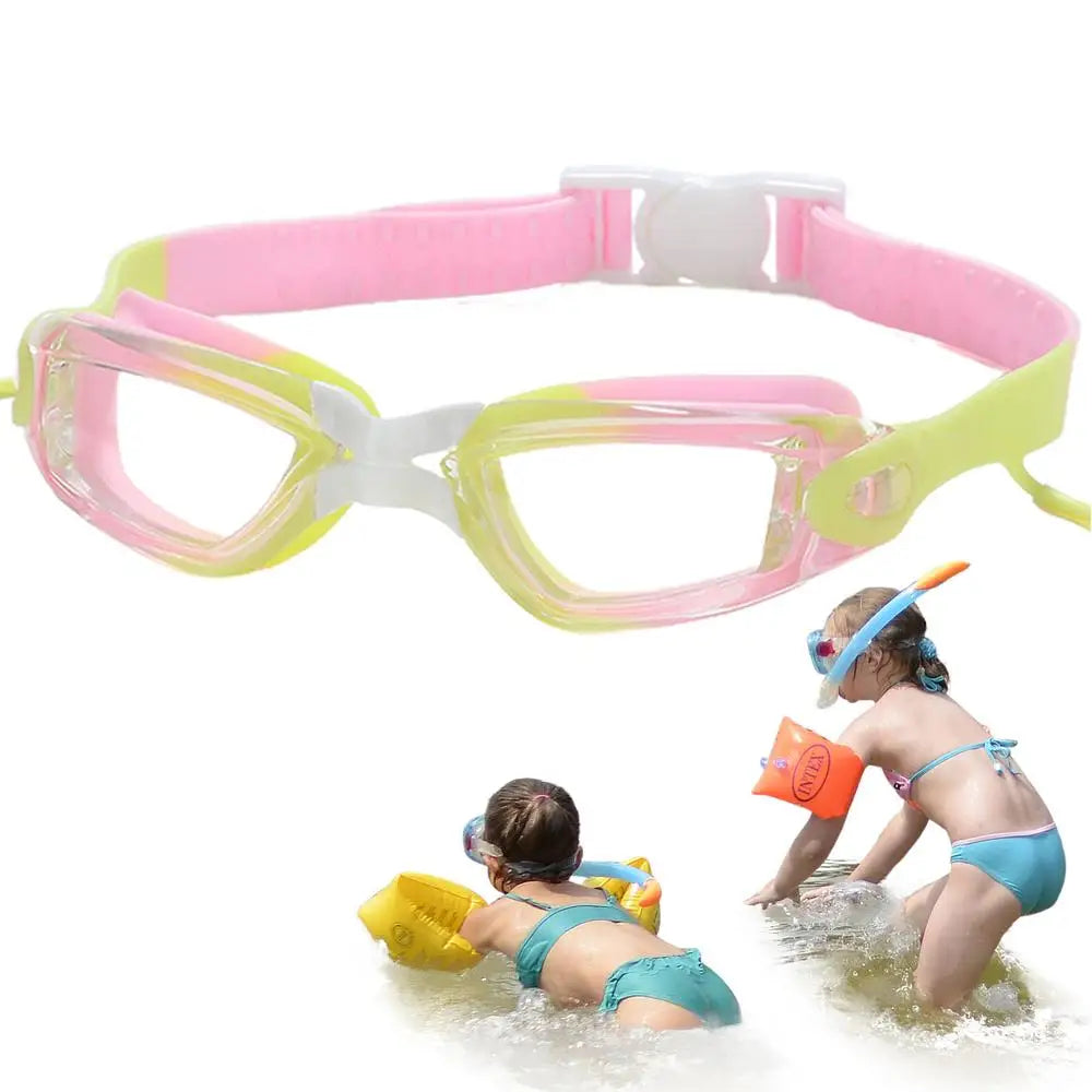 Kids Goggles For Swimming 8-12 Toddler Swim Goggles With Earplugs Swimming Glasses Waterproof Swim Glasses Kids Swimming Glasses