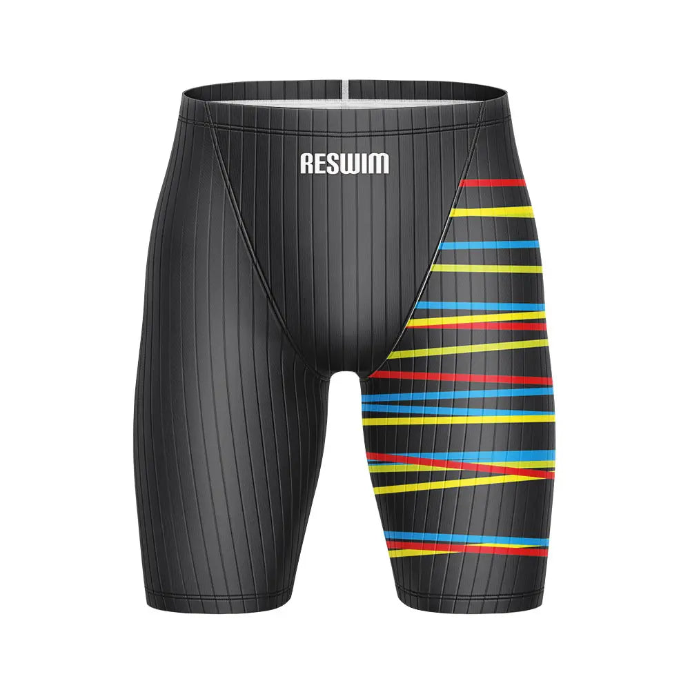 Beach Tights Shorts Men's Jammer Athletic Training Swimsuit Short Swimming Trunks Bathing Suit Quick Dry Lycra Surfing Pants