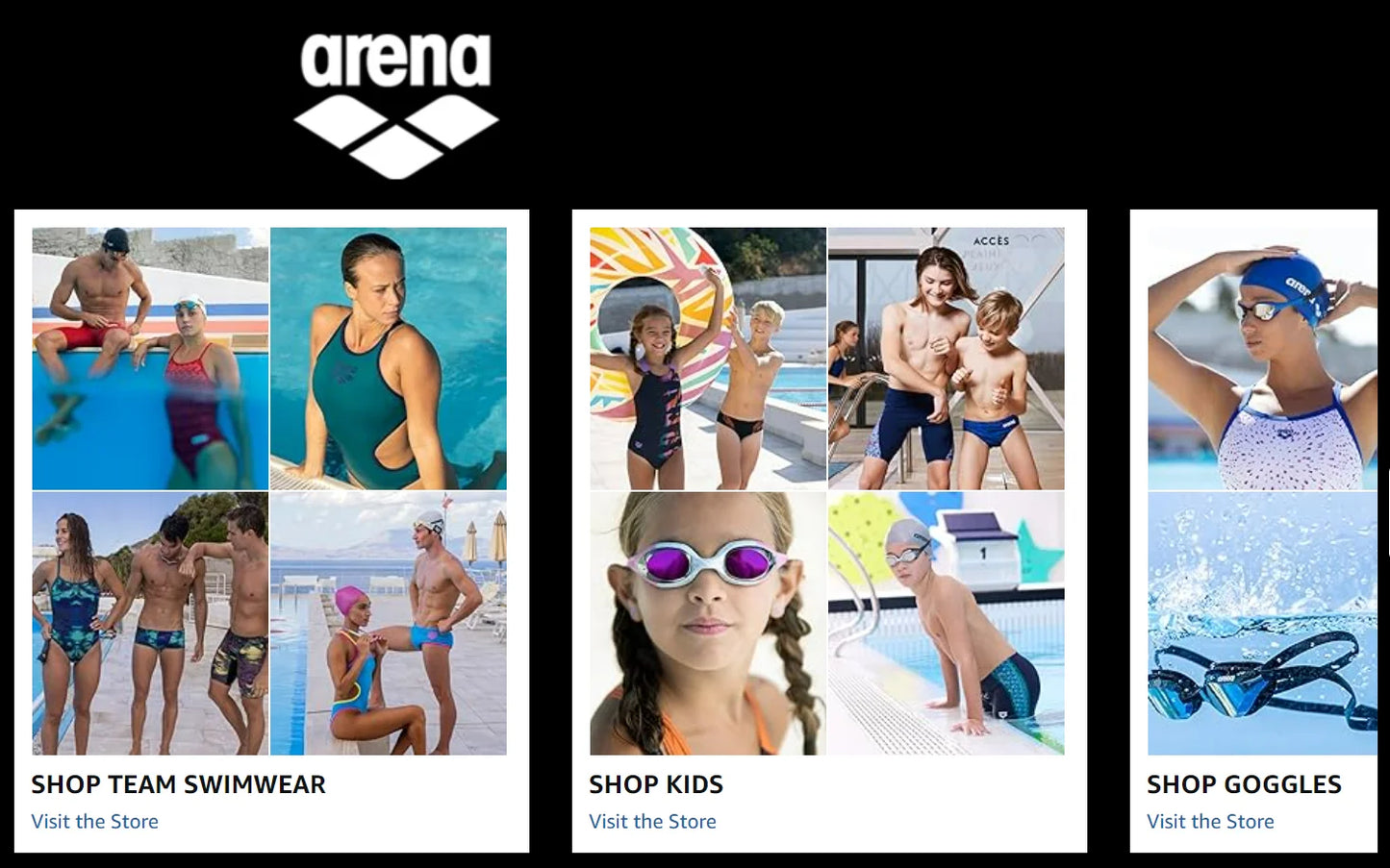 ARENA professional waterproof and anti fog high-definition adult swimming goggles silicone swim cap