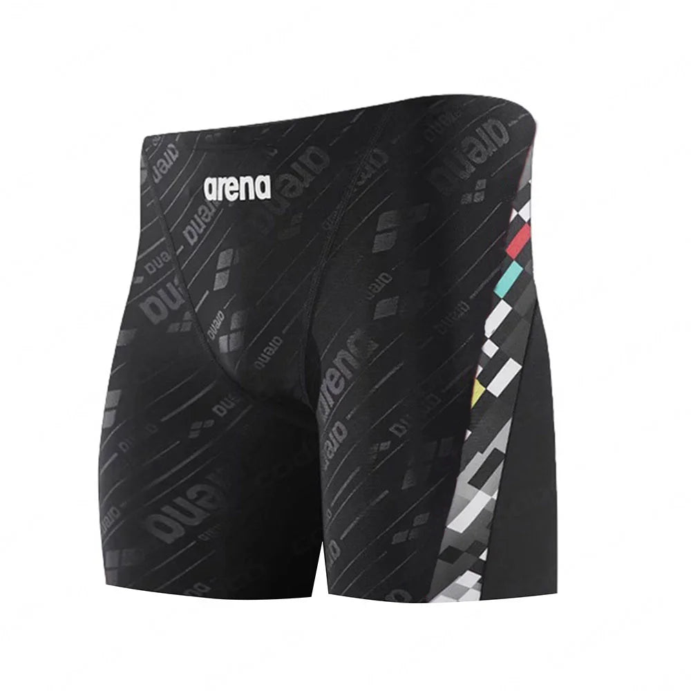 Men's Jammer Swimsuit Beach Tights Shorts Athletic Training Swimwear Swimming Trunks Contest Sports Swim Diving Surf Pants