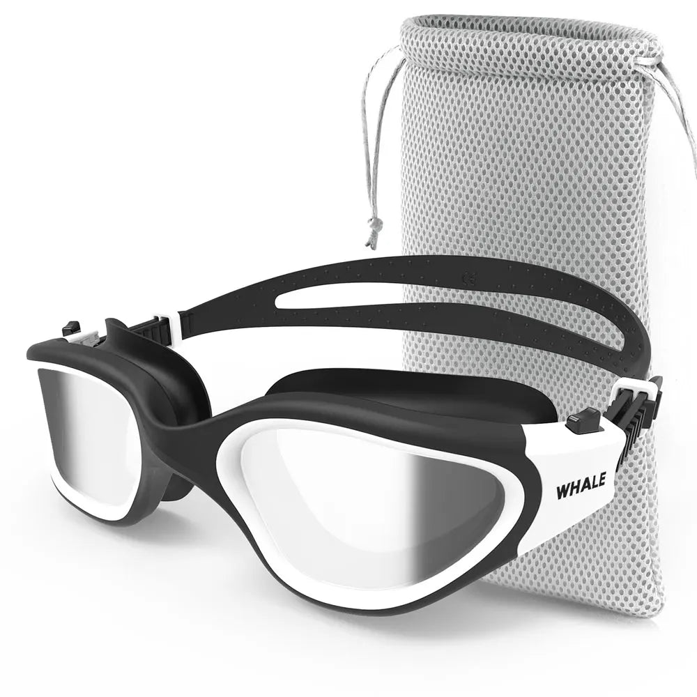 Professional Adult Anti-Fog UV Protection Lens Men Women Polarized Swimming Goggles Waterproof Adjustable Silicone Swim Glasses