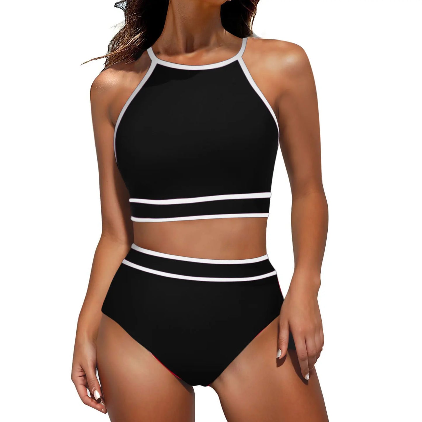 Swimsuits Bikini Sets Female Swimwear Push Up For Beach Wear Two-Piece Bathing Suits Pool Women's Swimming Suit Bikini