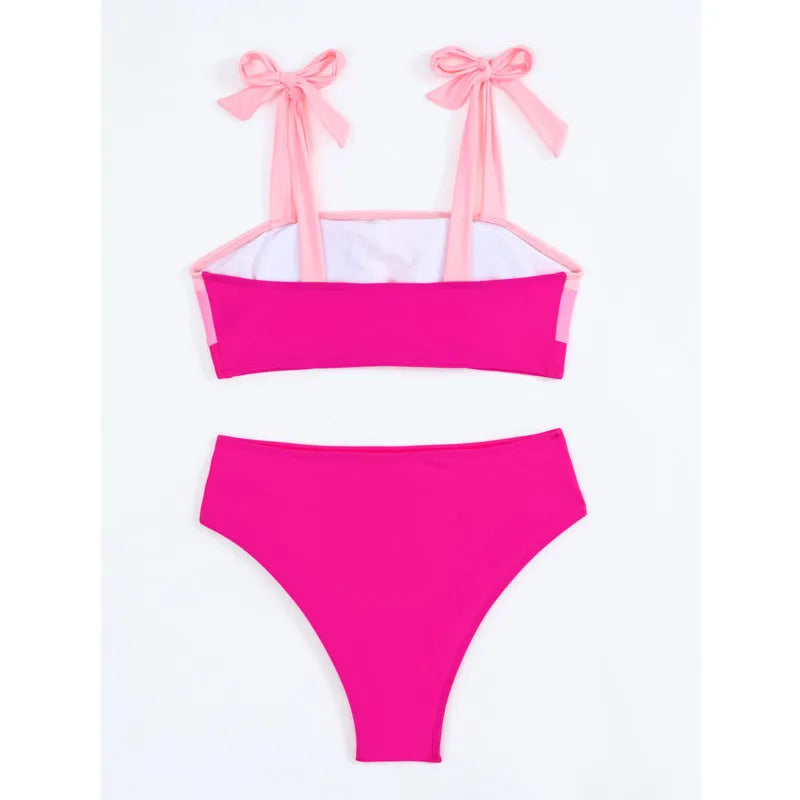 Pink Bikinis Swimsuits Women Swimwear Push Up Female Beach Swim Wear Bathing Suits Brazilian Bikini Set Pool Bather