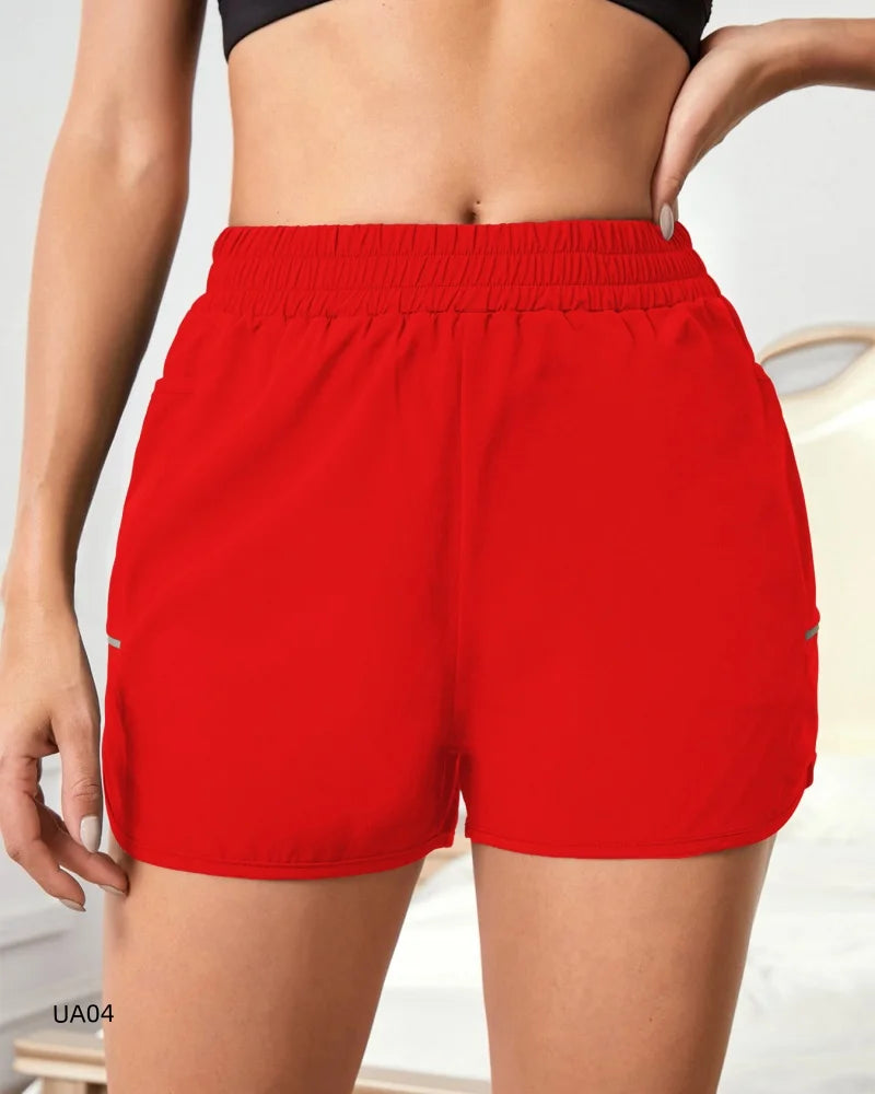 Women's High-Waisted Pocket Shorts