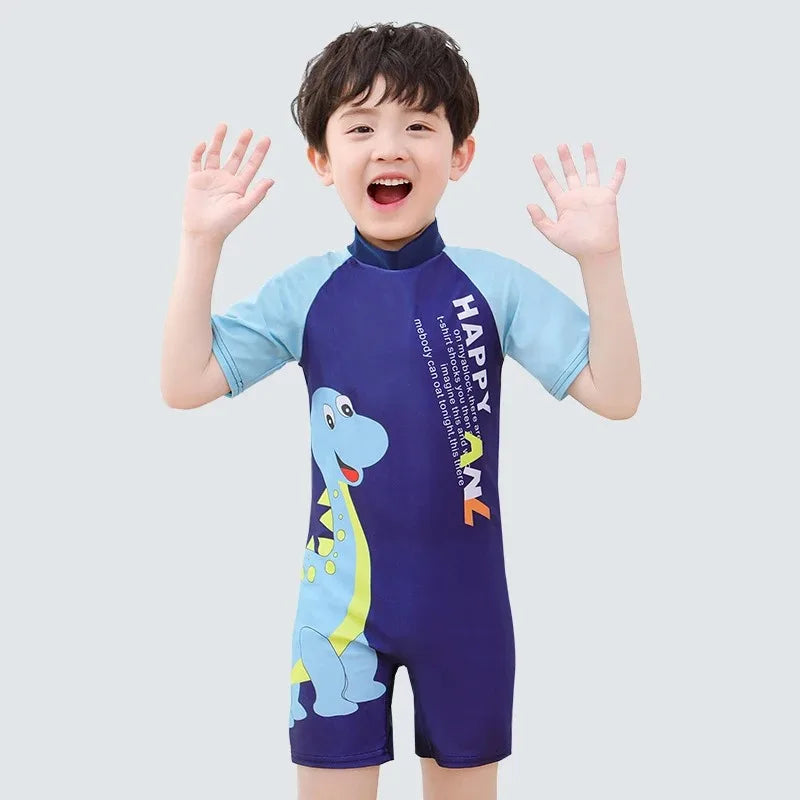 2-10Years Girl Swimwear Swimsuits UV Protective Long Sleeve Children Swimsuits Sport