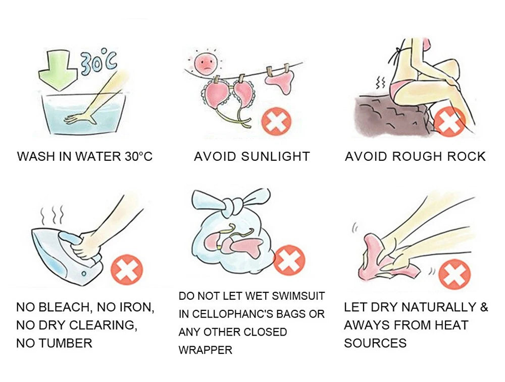 Push Up Bikinis Set Swimwear Women Leaf Print Swimsuit Summer Beach Wear Tankini Bathing Suit