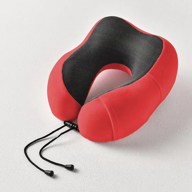 U Shaped Memory Foam Neck Pillows Soft Cervical Orthopedic Pillow Travel Essentials For Airplane Massage Neck Cushion