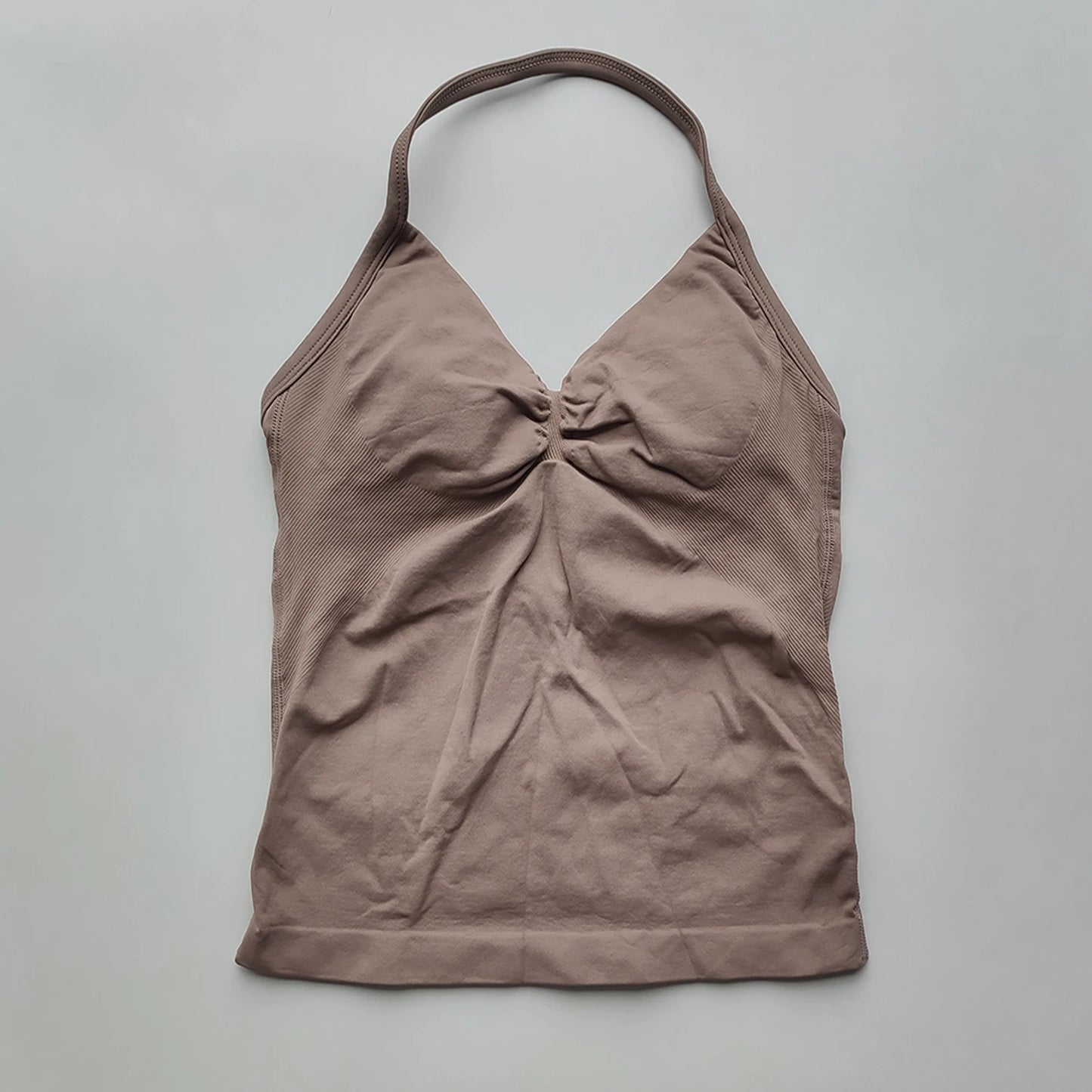 Longline Strappy Gym Tops Women's Sleeveless Workout Shirt Gym Clothes Scrunch Open Back Bra Running Yoga Tank Tops