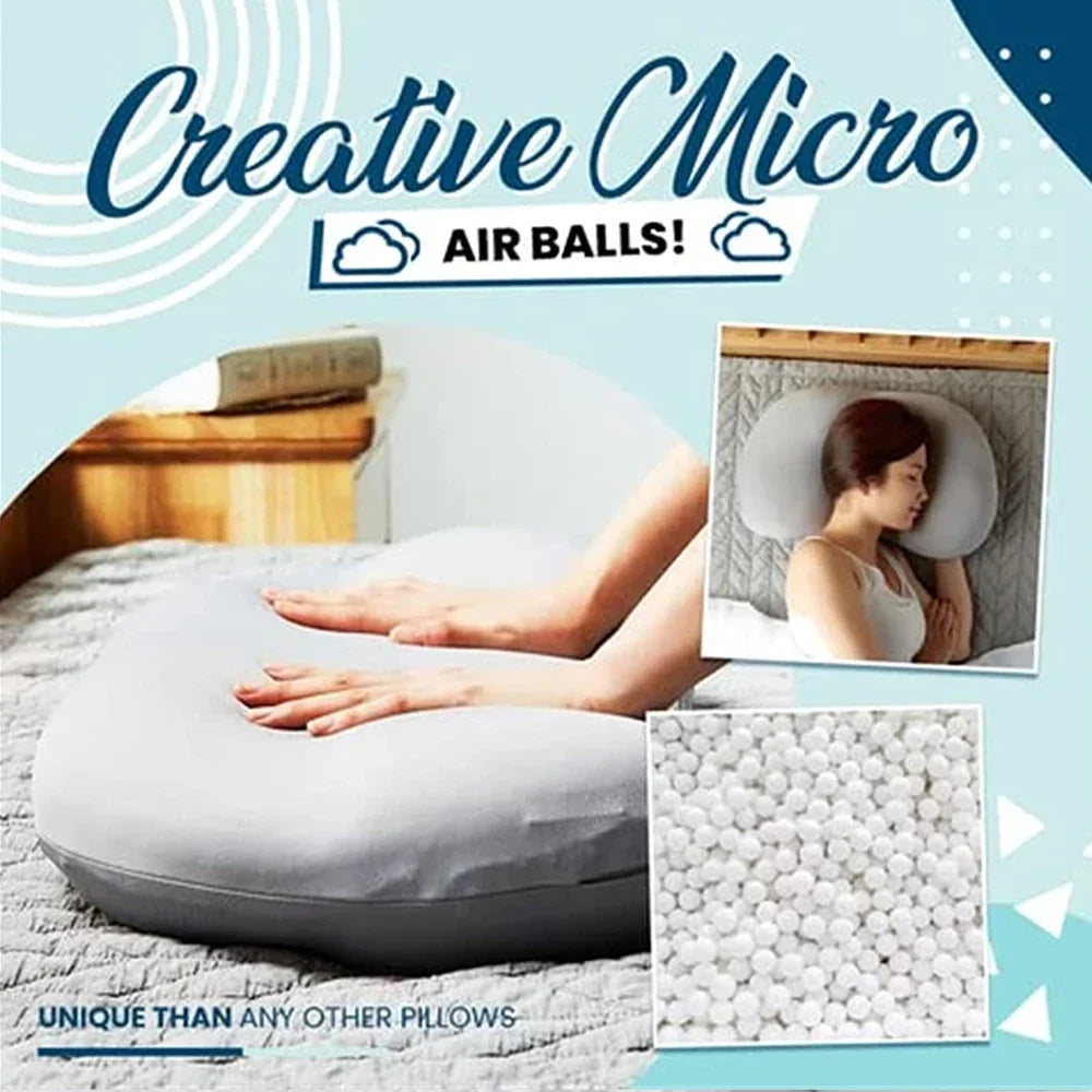 All-round Egg Shaped Cloud Pillow Soft Bed Pillow Nursing Pillow 3D Ergonomic Sleeping Memory Foam Egg Shaped Ergonomic Pillows