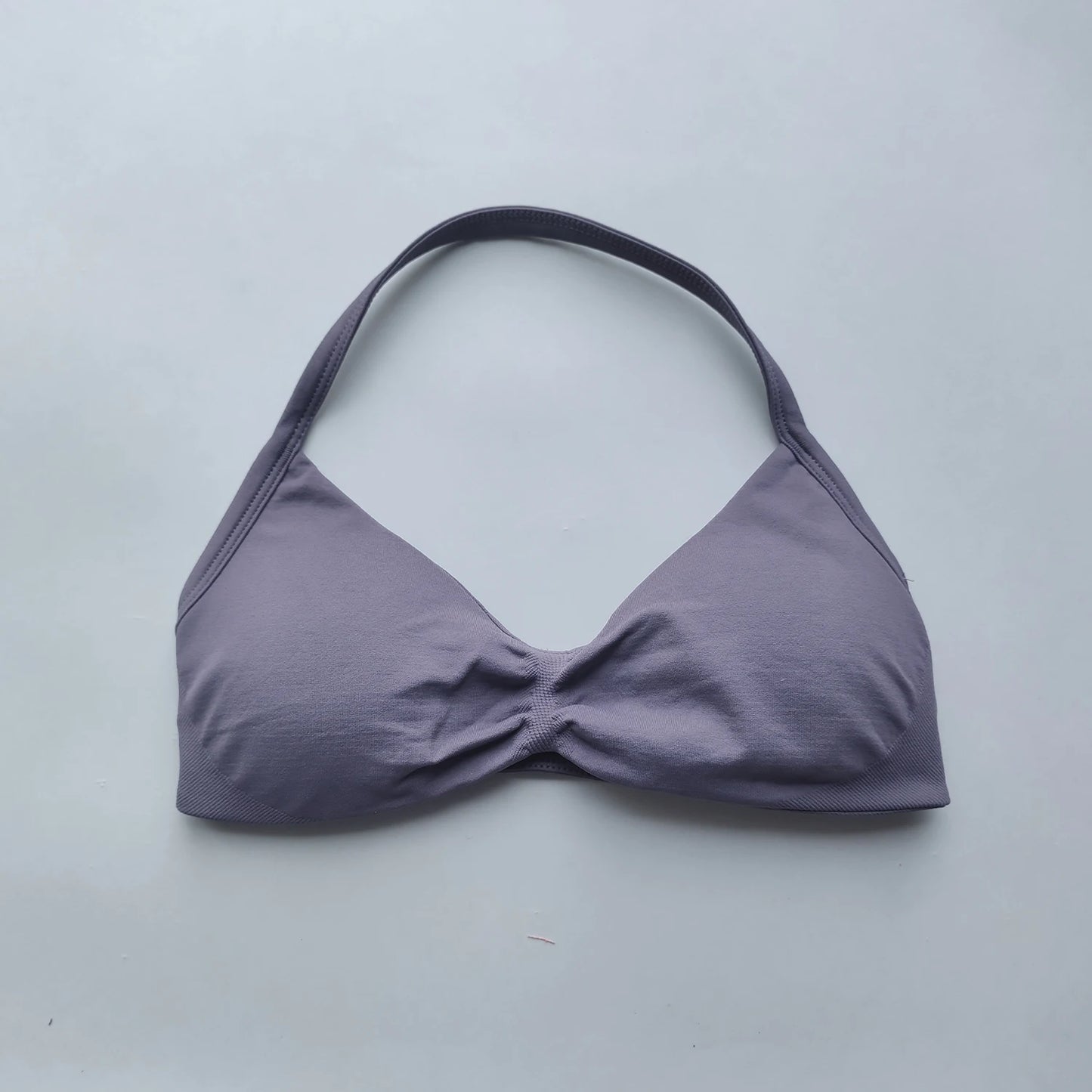 Sports Bra Strappy Backless Yoga Gym Bra Removable Cups Women Workout Clothing Gym Halter Sport Bras Yoga Tank Wrap Top