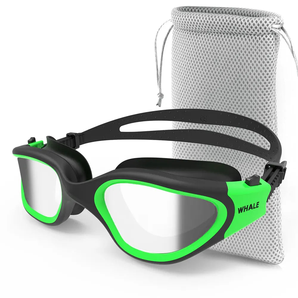Professional Adult Anti-Fog UV Protection Lens Men Women Polarized Swimming Goggles Waterproof Adjustable Silicone Swim Glasses