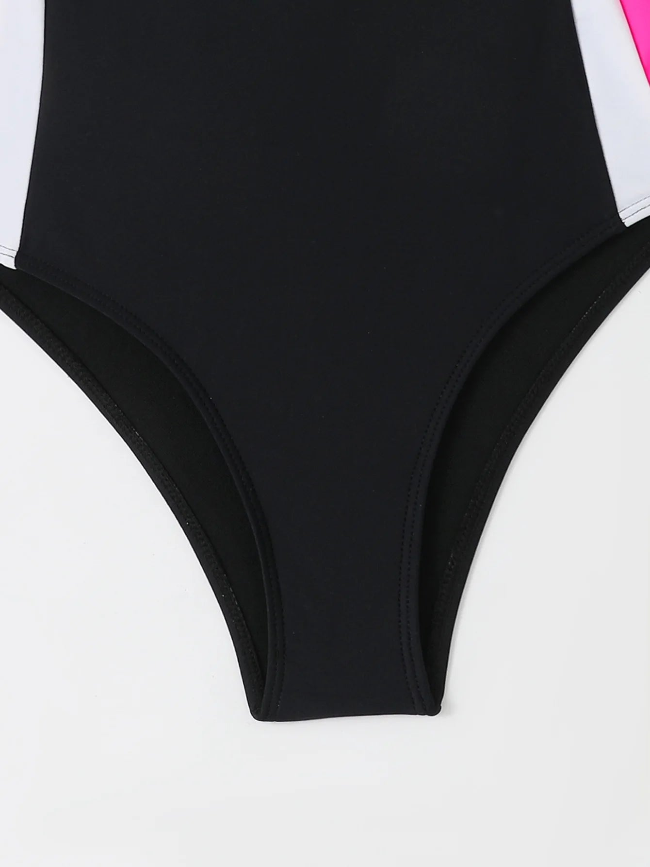 Solid Patchwork Swimwear Women Long Sleeve One Piece Swimsuit Monokini Backless Hollow Summer Bathing Suit