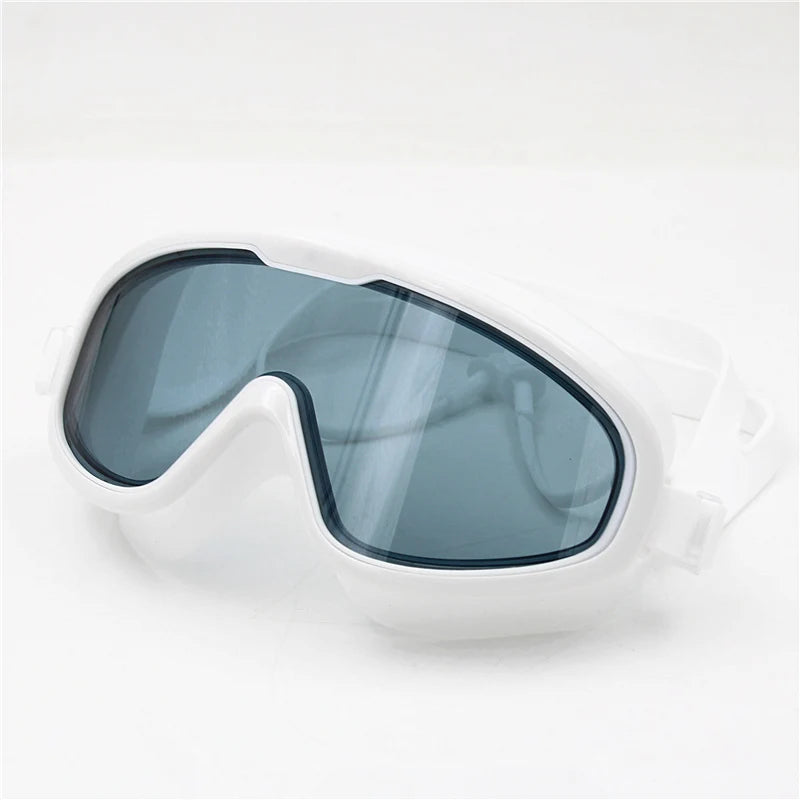 Big frame Professional Swimming Waterproof soft silicone glasses swim Eyewear Anti-Fog UV men women goggles for men women