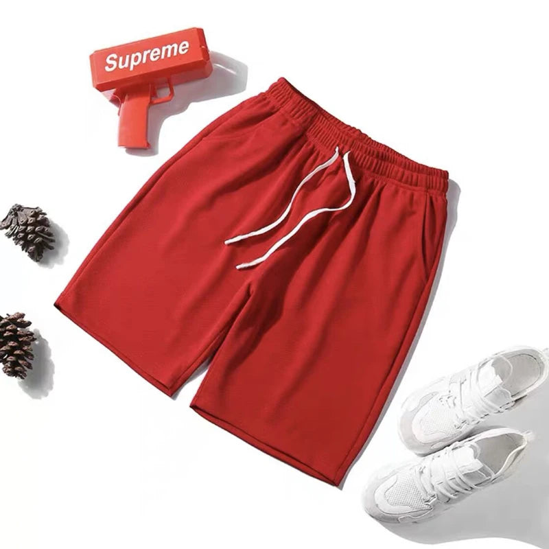 Summer Breathable Men Mesh Shorts Gym Bodybuilding Casual Loose Shorts Joggers Outdoor Fitness Beach Short Pants Sweatpant M-5xl