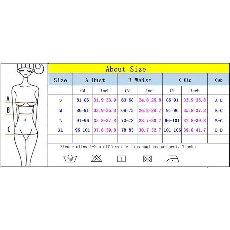 Push Up Women One Piece Swimsuit Female Swimwear Halter Bikini Belt Monokini Swimming Suit Bathing Suit Beachwear