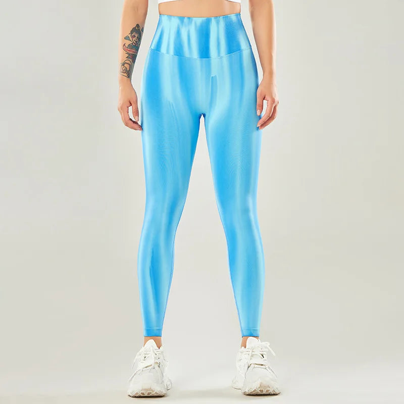 Tie-dye Seamless Leggings Gym Yoga Women's Pants Fitness Sport Tights Breathable Elastic High Waist Women Clothing