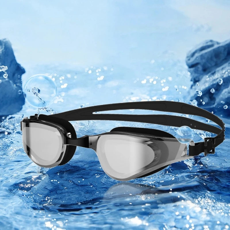 Swim Goggles for Adult Teens Boy Girl Wide View Adult Swimming Goggles Water Fog Resistant Swim Goggles for Women Men