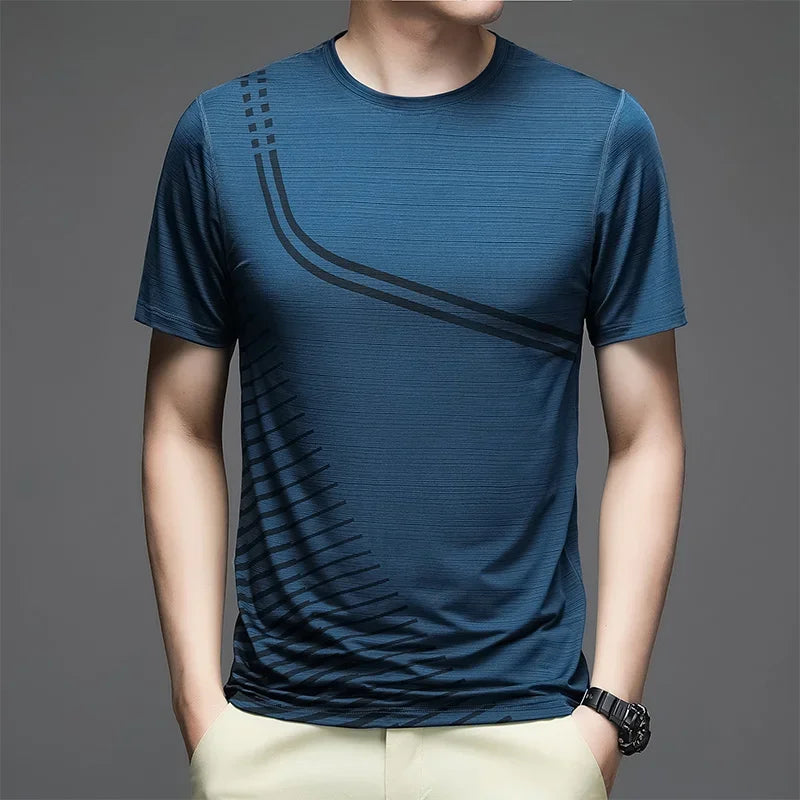 Undershirt Men's Running Short Sleeves T-shirts Yoga Tops Lycra Things for Gym Clothes Man Sweatshirt Wicking Breathable Dry Fit