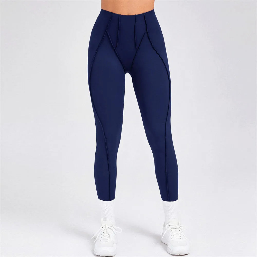 3D Women Yoga Pants Sports Fitness High Waist Peach Hip Raise Training Trousers Running Workout Gym Active Wear Leggings