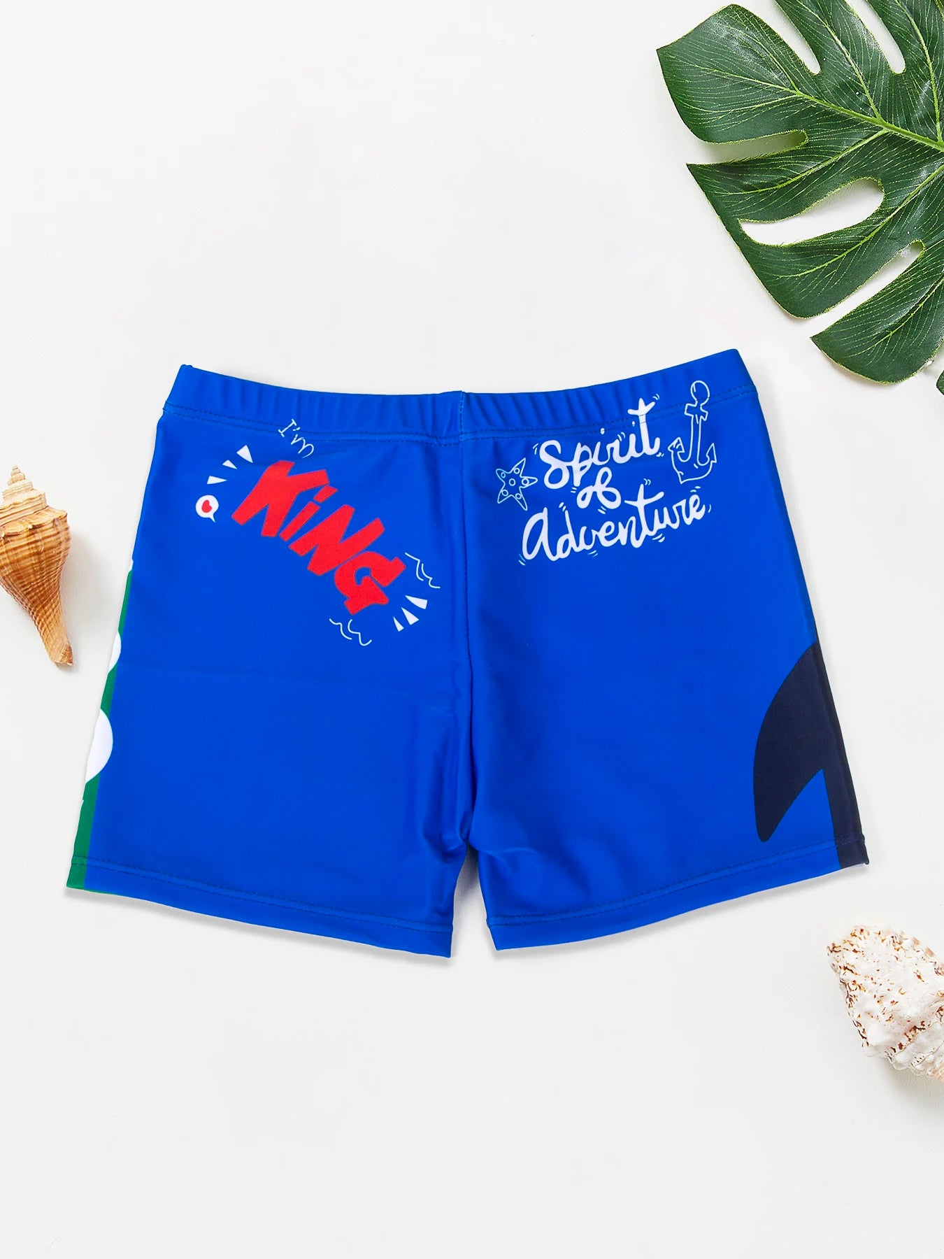 Boys Swim Trunks Cartoon Shark Dinosaur Crocodile Swimwear Kids Beach Shorts