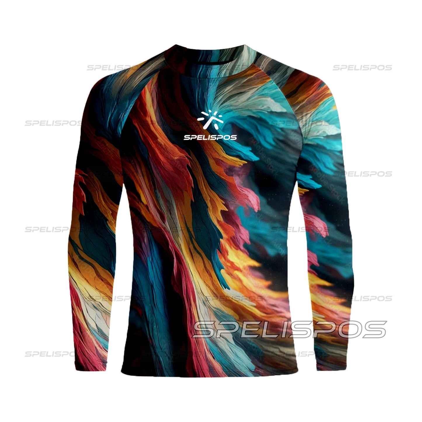 Surfing Wear Fitness Drama Diving T-Shirt Tight Long Sleeve Rash Guard Swimwear UV Protection Clothes Beach Floatsuit Water Tops