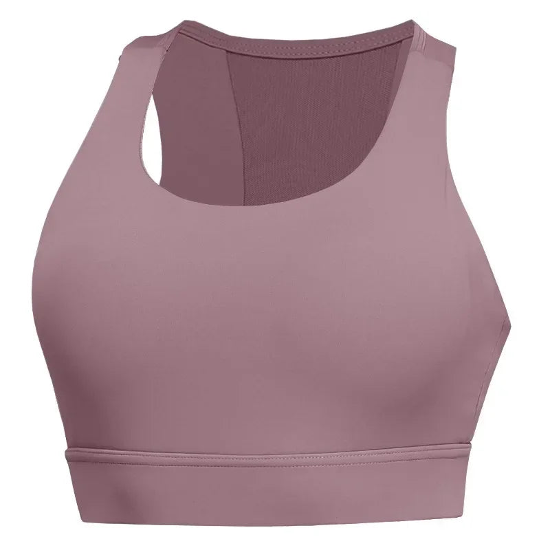 PofyBofy Bounce Control Running Crop Bra Shockproof Yoga Crop Top Running Crops Build-in Sports Crops Gym Bras Fitness Active