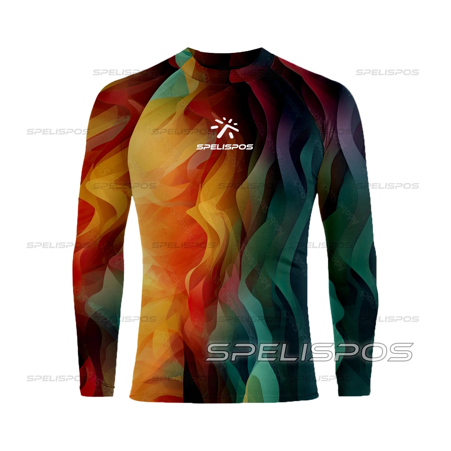 Surfing Wear Fitness Drama Diving T-Shirt Tight Long Sleeve Rash Guard Swimwear UV Protection Clothes Beach Floatsuit Water Tops