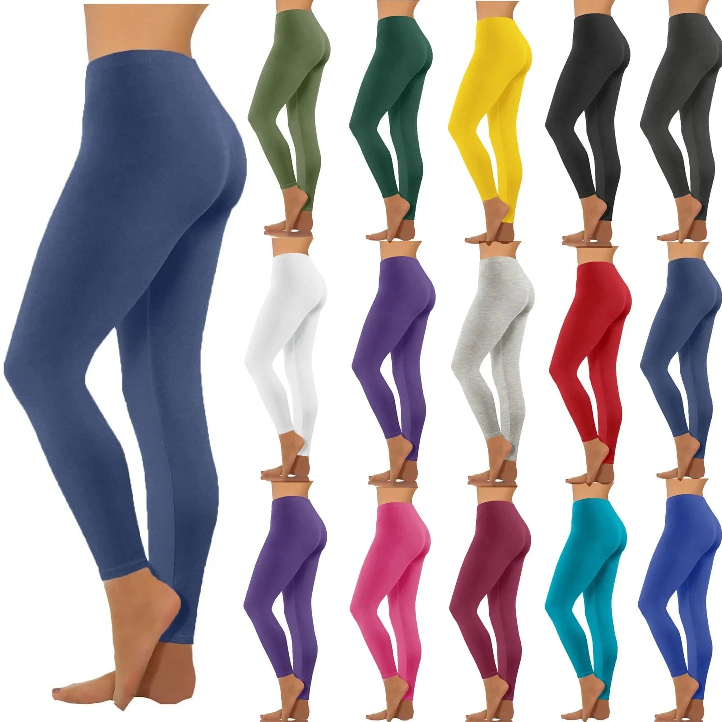 Women Elastic Waist Casual Leggings Large Shinny Legging High Stretch Leggings Gym Pants Workout Workout Leggings Yoga Pants