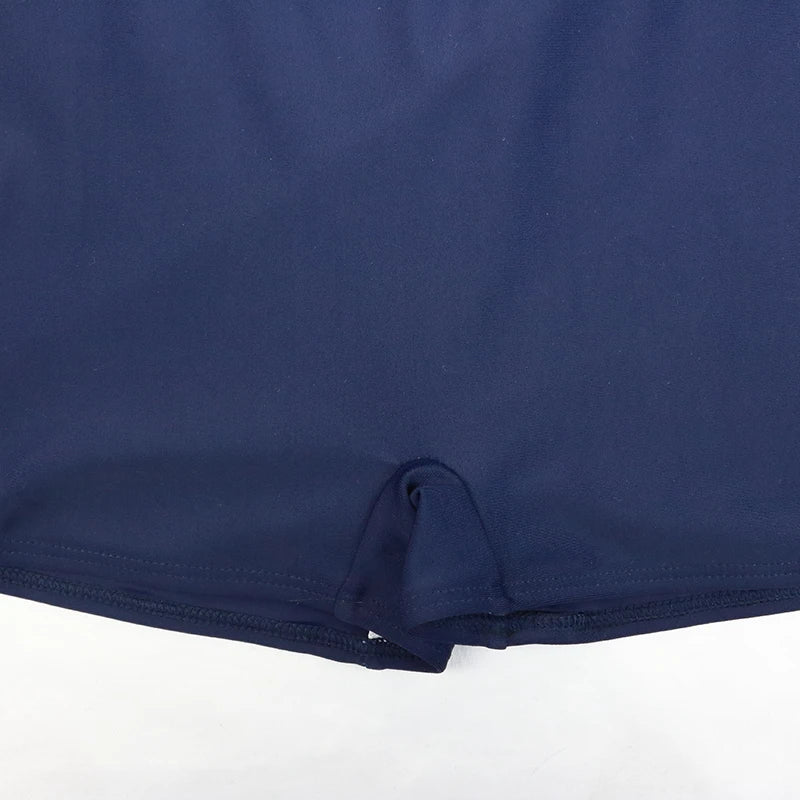 Rash guard One Piece Swimsuit Push Up Swimwear Women Print Boy shorts Sport Long Sleeves Beachwear Monokini Surfing Bathing Suit Female